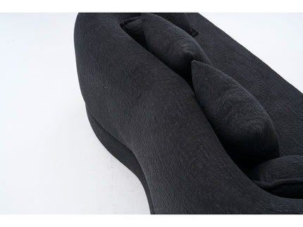 Foldable Sofa Bed, Boneless Couch Convertible Sleeper With 4 Pillows