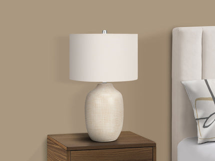 Table Lamp, Lighting, Ceramic, Contemporary - Cream