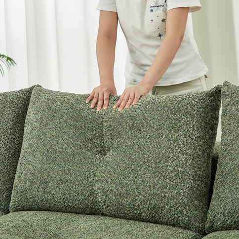 3 Seater With Thickened Armrests Sofa For Living Room