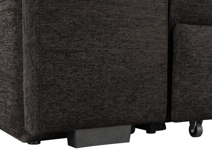 Modern L-Shape 3 Seat Reversible Sectional Couch, Pull Out Sleeper Sofa With Storage Chaise And 2 Stools For Living Room Furniture Set
