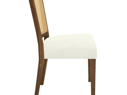 Mid Century Rattan Dining Chair Without Arms Set