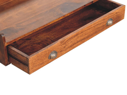 Belmont - Wall Mounted Console Shelf - Chestnut