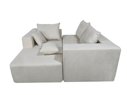 Modular Corner Sofa With Soft Fabric