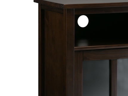 Warm Shaker - Handcrafted Medium Storage Media Cabinet