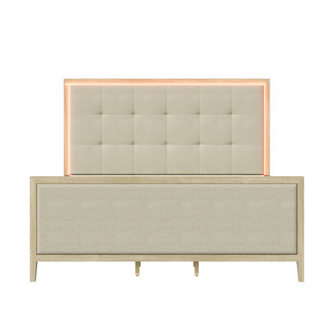 Adeline - Bed With LED Light (High Footboard)