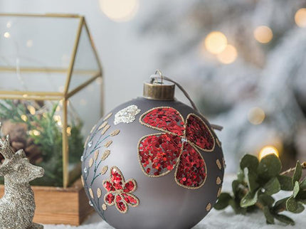 Glass Decorative Hanging Ball Christmas Tree Ornaments For Holiday Party Decorations