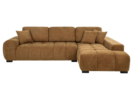 Plather - Sectional Sofa With Chaise - Amber