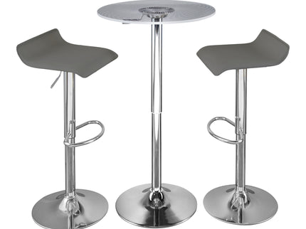 Spyra Ale - 3 Piece Contemporary Adjustable Bar With Up Set