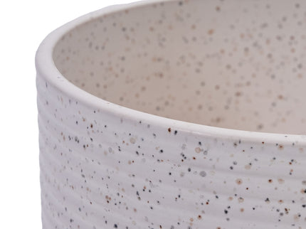 2 Pieces Flowerpot, Planter For Patio, Garden Or Windowsills - Milk White