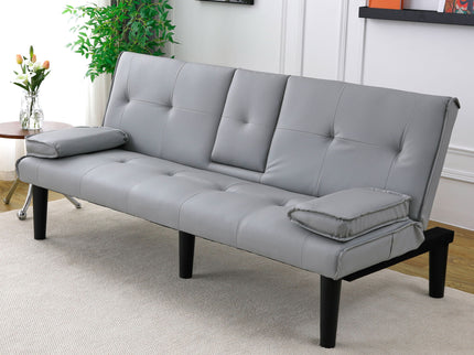 Sofa Bed With Foldable Design And Cup Holder