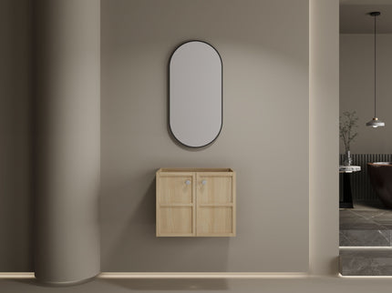 Modern Wall Mounted Bathroom Vanity With Soft Closing Doors