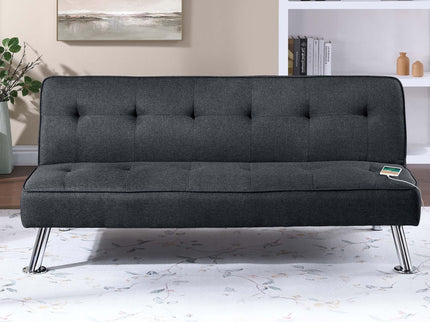 Tufted Sofa With USB Port For Living Room