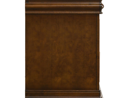 Leonide - 2 Drawer Nightstand With USB Charging And Hidden Storage - Cherry