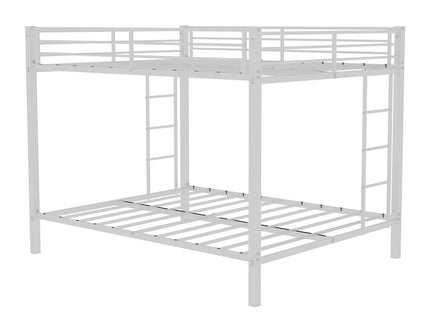 Bunk Bed For Kids, Convertible Frame With Ladders & Guardrail