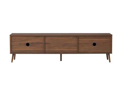 70" TV Stand With Storage Drawers And Cabinets For TVs Up To 80" - Walnut