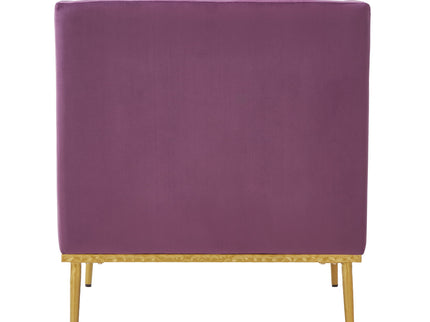 Elegant Curved Armrest Accent Armchair