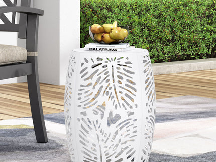 Modern Design Metal End Table, Large