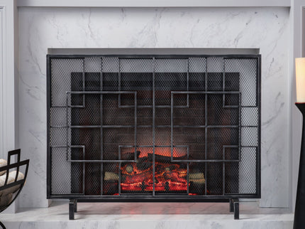Dorothy - Modern Single Panel Iron Fire Screen
