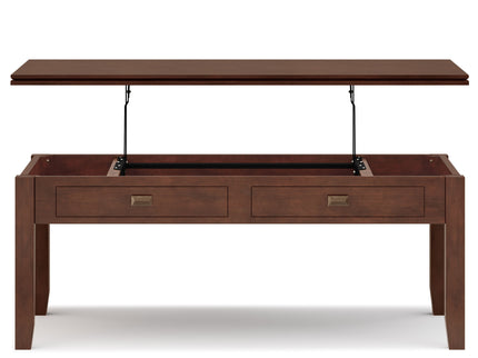 Artisan - Lift Top Coffee Table - Russet Brown