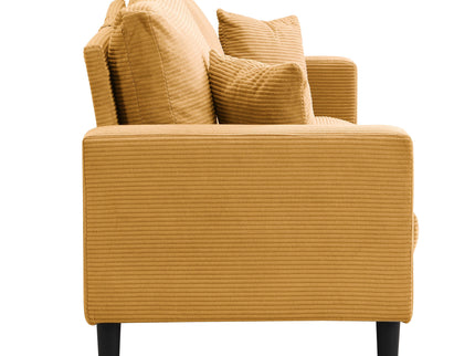 Modern Upholstered 2 Piece Sofa Set With 3 Seater And 2 Seater
