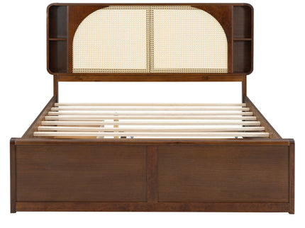 Headboard Bed With 2 Drawers And Trundle