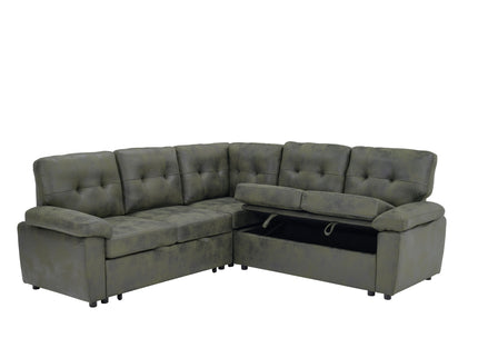 Convertible Sectional Sofa Bed & Pull Out Sleeper And Storage