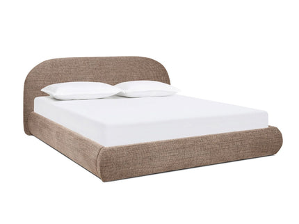 Archie Puffy Grounded - Upholstered Platform Bed