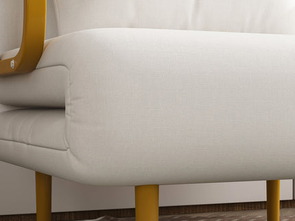 3 In 1 Convertible Folding Sofa Bed With Adjustable Backrest And Pillow
