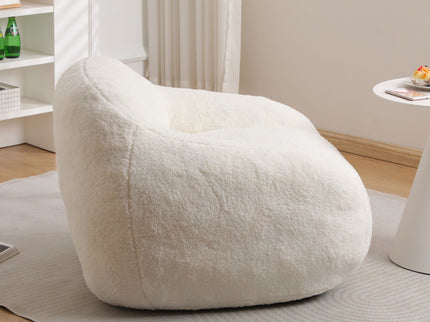 Giant Bean Bag Chair, Spacious Memory Foam With Armrests