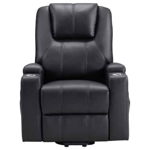 Macklin - Power Lift Massage Recliner With Heat And Dual Cupholders