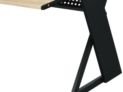 Eleazar - Music Recording Studio Desk - Natural Oak