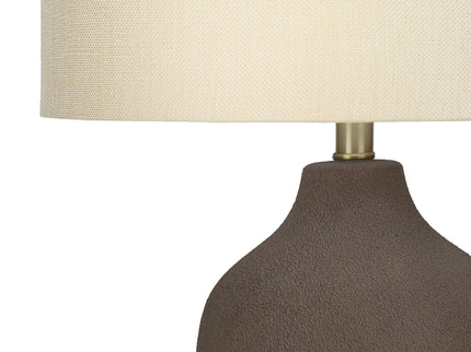 Lighting, Table Lamp, Ceramic, Resin, Contemporary - Gray