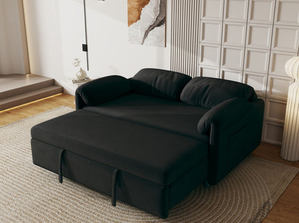 Sofa, Dual Purpose Lounge With Retractable Queen Size Bed