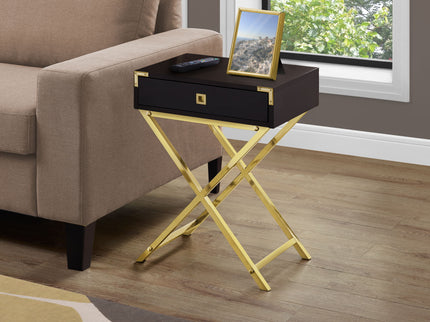 Accent Side Table, Storage Drawer, Stylish Design Contemporary & Modern