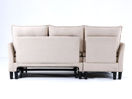 L-Shaped Reversible Chaise Sectional Sofa With Storage