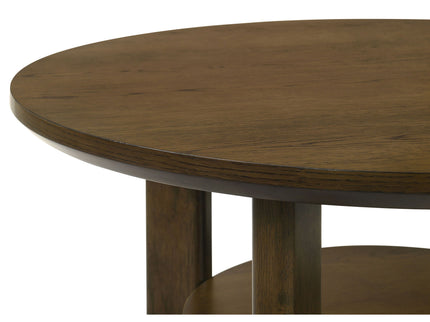 Crispin - Round Table With Lower Shelf