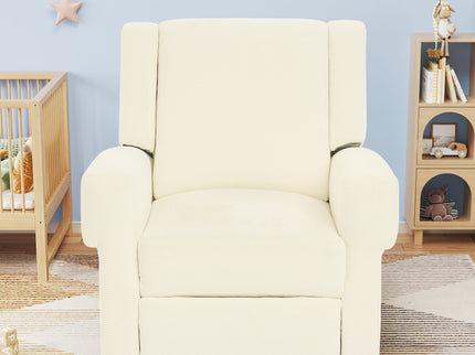 Manual Recliner Chair With Swivel Rocker Function, Dual Recline Angles