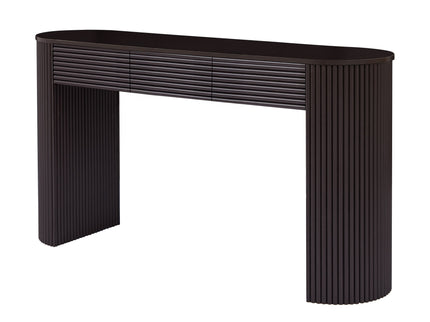 Retro Console Table With Storage, 3 Drawers