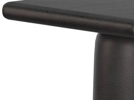 Zachary - 2 Piece Set Cast Aluminum Coffee Table - Black