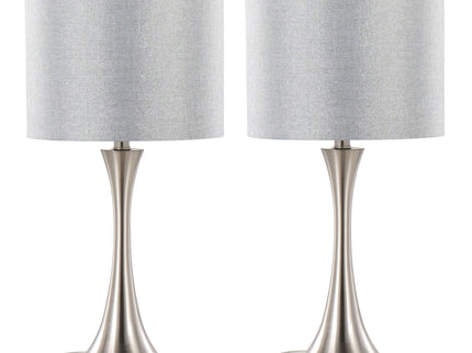 Lenuxe - Contemporary Semi Gloss Table Lamp (Set of 2)