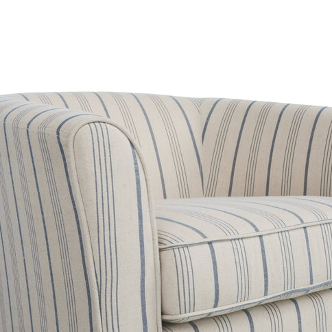 Zeniqua - Upholstered Swivel Chair With Loose Cover