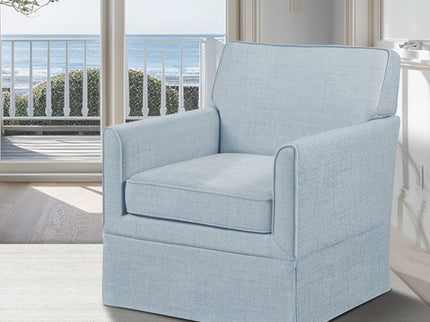Timeless - Accent Armchair With Classic Track Arm Silhouette And Skirted Base