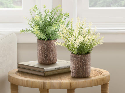 Artificial Plant, Mulberry Grass, Table Decor (Set of 2) - Green