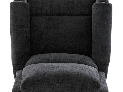 Manual Recliner Massage Chair With Swivel Rocker, 8 Massage Modes, Side Storage Pocket