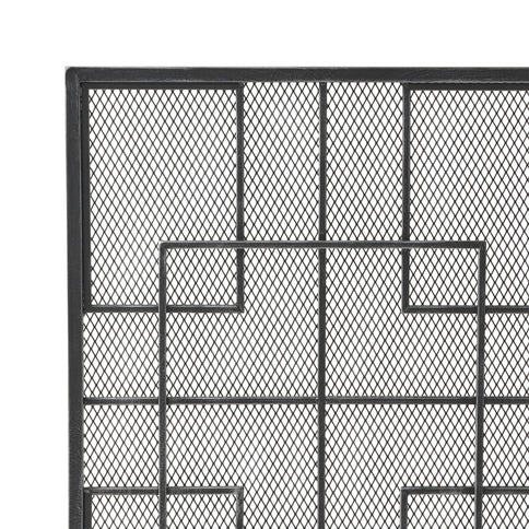 Dorothy - Modern Single Panel Iron Fire Screen