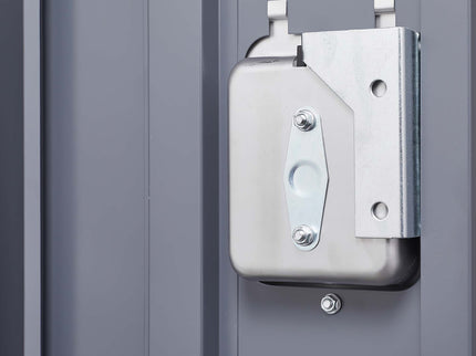 3 Door Lockers With Lock For Home, Gym, Office, School, And Garage - Gray