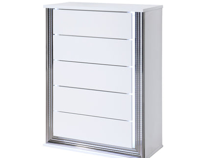 Moon - Smooth Chest With LED - White