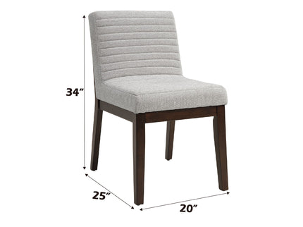 Edwyn - Linen Side Chair (Set of 2) - Gray