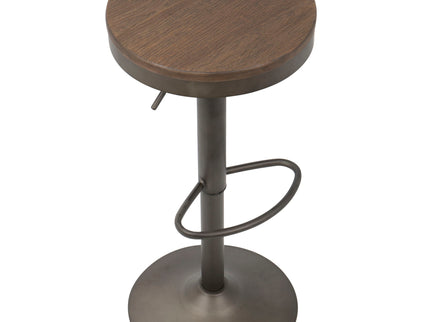 Dakota - Industrial Design Adjustable Barstool (Set of 2)