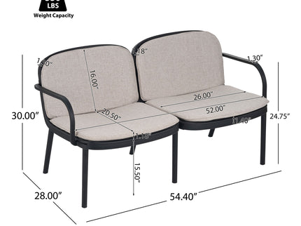 Luna - Outdoor Patio Loveseat